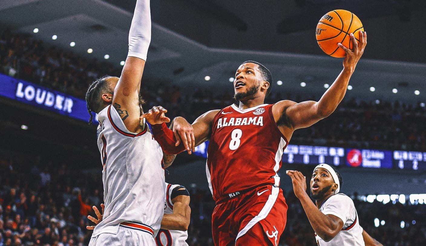 Mark Sears' floater at OT buzzer sends No. 7 Alabama past No. 1 Auburn, 93-91