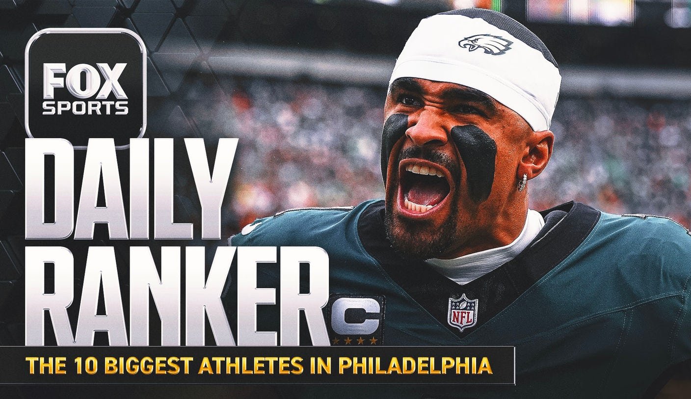 Who are the 10 biggest athletes in Philadelphia?