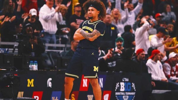 Tre Donaldson’s last-second layup stuns Maryland, sends Michigan to Big Ten title game